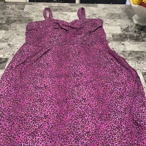 Plus size Leopard Print summer dress